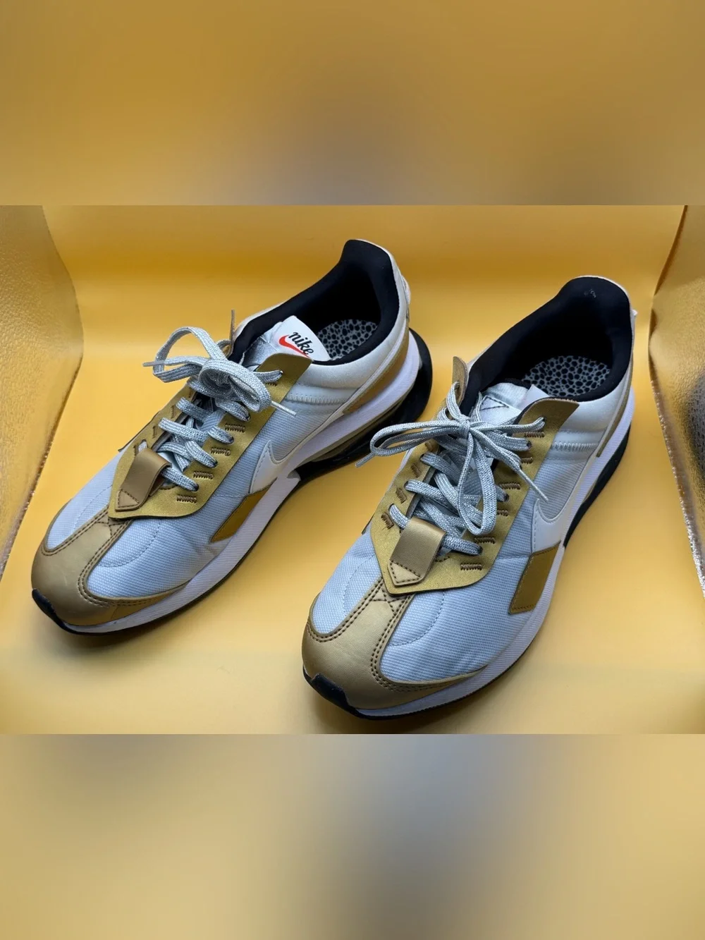 Gold/White Colorway Nike Women's Air Max Pre-Day SE sneakers Size 9.5